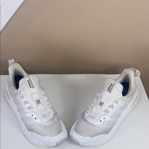 Adidas White Sneakers with Cushioned Sole and Breathable Design